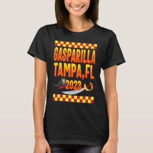 T-shirt Gasparilla Tampa Floride 2023 Casquette pirate Fes