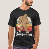 T-shirt Gasquatch Funny Bigfoot Farting Gassy Sasquatch Fa (Devant)