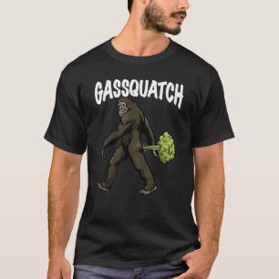 T-shirt Gassquatch fou animal amour femmes Ape forêt sauva