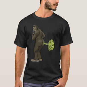 T-shirt Gassquatch fou animal amour femmes Ape forêt sauva