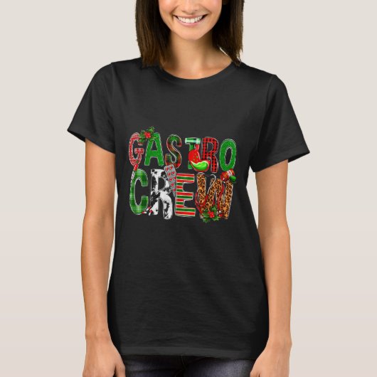 T-shirt Gastro Crew Christmas Nurses Xmas Pajamas Pjs Wome (Devant)