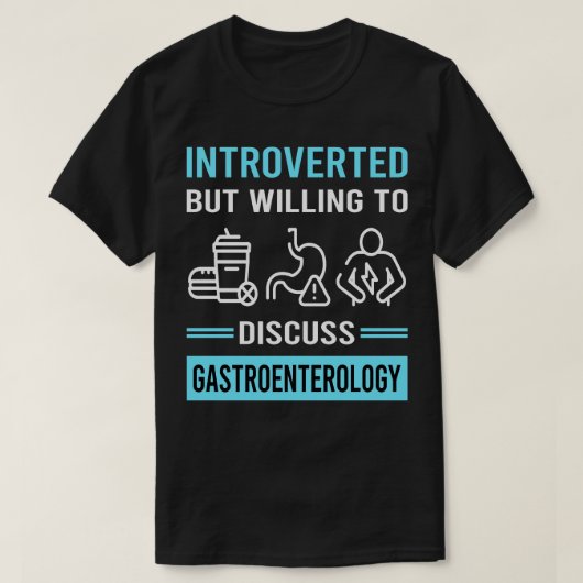 T-shirt Gastroentérologie introduite Gastroentérologue (Design devant)