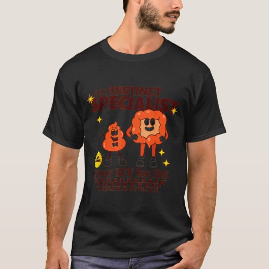 T-shirt Gastroenterologist Retro Intestine Gift Ibs Gi Nur (Devant)