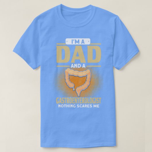 T-shirt Gastroentologue Papa Et Gastroentérologue Pr (Design devant)