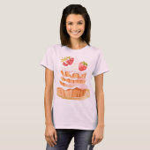 T-shirt Gâteau à la fraise (Devant entier)