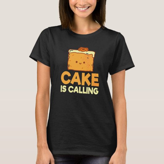 T-shirt Gâteau Appelle Collation Cuisson Gâteau (Devant)