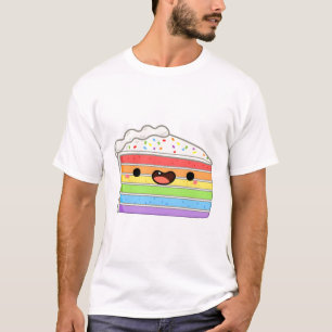 T-shirt Gâteau Arc-en-ciel Kawaii