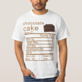 T-shirt gâteau au chocolat (Devant)