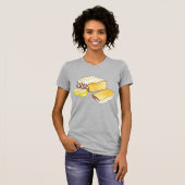 T-shirt Gâteau citron Pound Pâte de gâteau Cuisine britann (Devant entier)