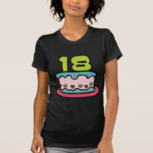 T-shirt Gâteau d'anniversaire 18 ans