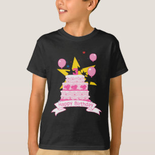T-shirt Gâteau d'anniversaire de 3 ans