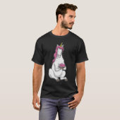 T-shirt Gâteau d'anniversaire de la licorne (Devant entier)