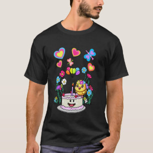 T-shirt Gâteau d'anniversaire de poussin Enfants Bébé Poul