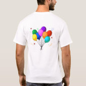 T-SHIRT GÂTEAU D'ANNIVERSAIRE ET BALLONS (Dos)