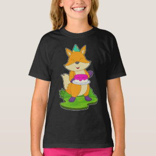 T-shirt Gâteau d'anniversaire Renard