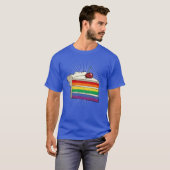 T-shirt Gâteau de gay pride (Devant entier)