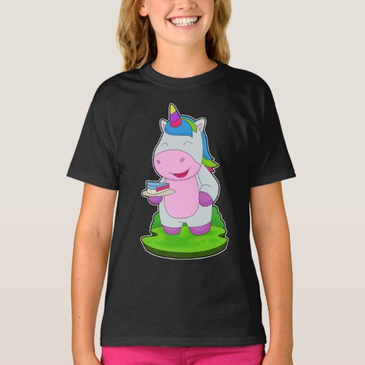 T-shirt Gâteau de licorne (Devant)