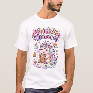 T-shirt Gâteau de lune licorne Vêtements charmants licorne