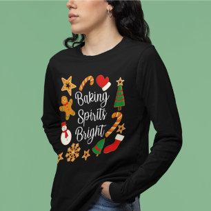 T-shirt Gâteau de Noël au Gingembre pour Éclairer les Espr