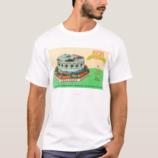 T-shirt Gâteau d'Exposition universelle 1939 par Baker de (Devant)