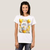 T-shirt gâteau et ballon (Devant entier)