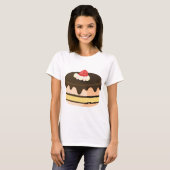 T-shirt Gâteau Et Fraise (Devant entier)
