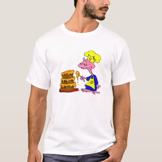 T-shirt Gâteau étranger de givrage (Devant)