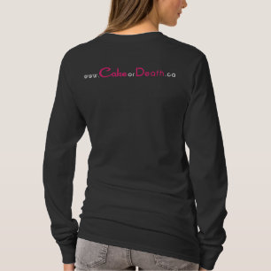 T-shirt Gâteau ou motif de la mort - femmes foncées