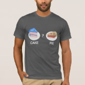 T-shirt Gâteau ou tarte (Devant)