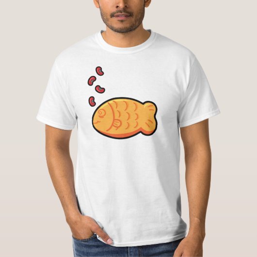 T-shirt Gâteau Poisson-formé par Japonais de Taiyaki (Devant)