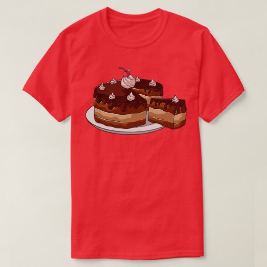 T-shirt Gâteaux au chocolat (Design devant)
