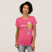 T-shirt Gâteaux blonds de tasse Brown de rose de Baker de (Devant entier)