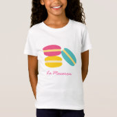 T-Shirt Gâteaux colorés de macaron français (Devant)