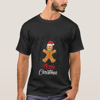 T-shirt Gâteaux de Noël au gingembre pour femmes Famille a