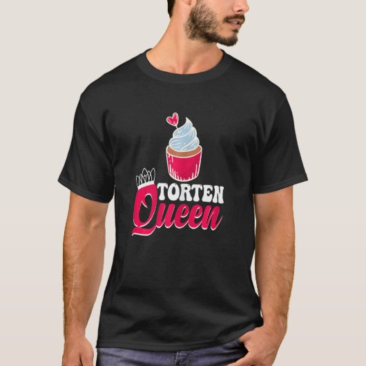 T-shirt Gâteaux pour femmes Queen Confectionneur Baker Muf (Devant)