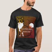T-shirt "Gateway Cat - Claws Out Sass On" (Devant)
