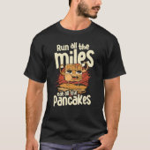 T-shirt Gâtez Tous Les Miles Mangez Aller Les Pancakes Sir (Devant)