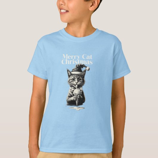 T-shirt Gato en la hierba. (Devant)