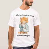 T-shirt gato triunfador (Devant)