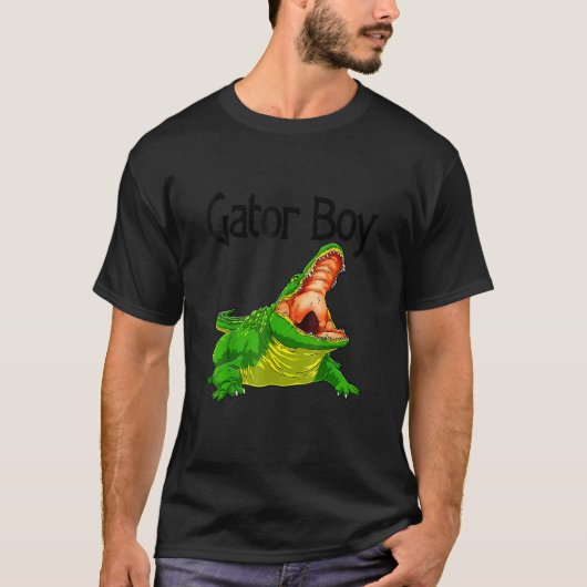 T-shirt Gator Boy Women Alligator (Devant)