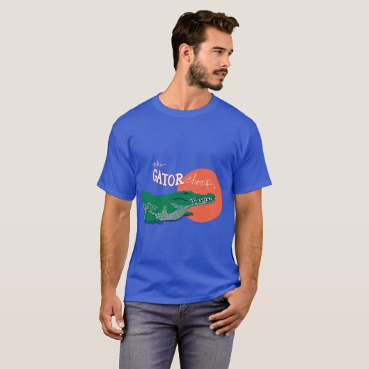 T-shirt Gator Chomp par Deb Jeffrey (Devant entier)