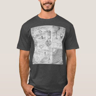 T-shirt Gator cou de l'école Gaiter astronomie cou Gator