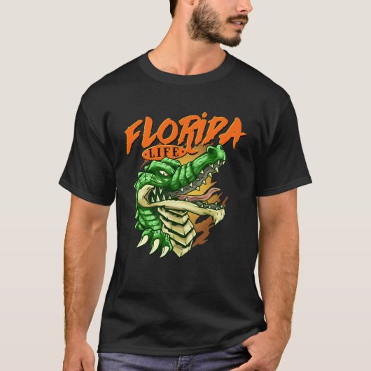 T-shirt Gator Florida Life V2 (Devant)
