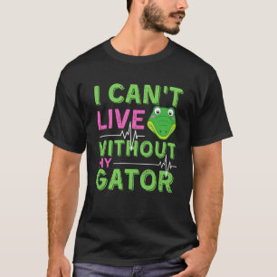 T-shirt Gator Girls Alligator Imprimer Zoo pour les enfant