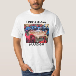 T-SHIRT GAUCHE ET DROIT, PARADIGME