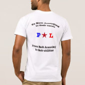 T-shirt Gauche professionnelle (Dos)