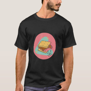 T-shirt gaufres de biscuits dessert