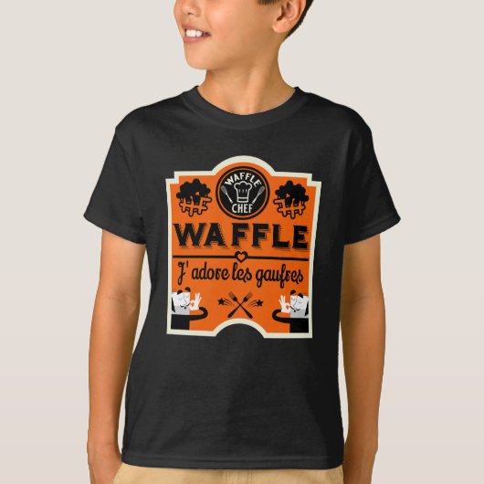 T-shirt gaufres françaises (Devant)