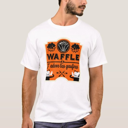 T-shirt gaufres françaises (Devant)