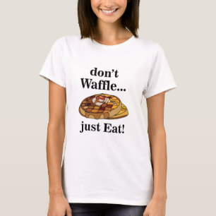 T-shirt Gaufres Nourriture Drôle